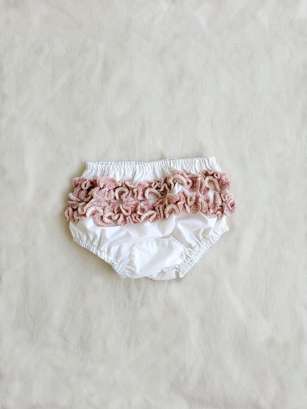 Baby Organic Cotton Dress and Bloomers Set / Bebis ekologisk bomullsklänning och blöjbyxset
